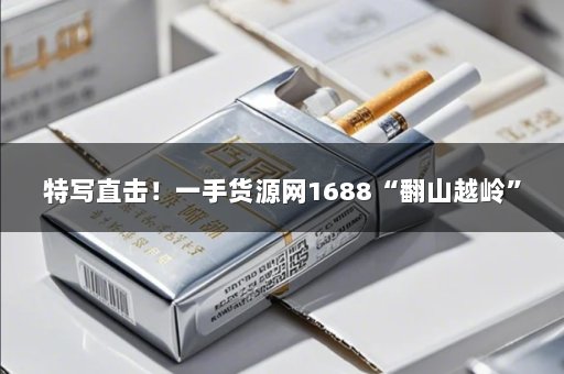 特写直击！一手货源网1688“翻山越岭”