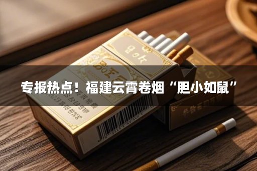 专报热点！福建云霄卷烟“胆小如鼠”